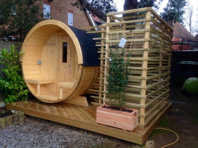 Sauna Barrel 300