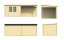 40.0195 Freddy Untreated Log Cabin 3D