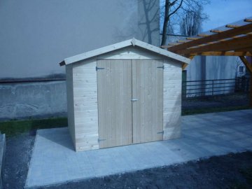 Domeček na školní zahradu - Pardubice, duben 2013