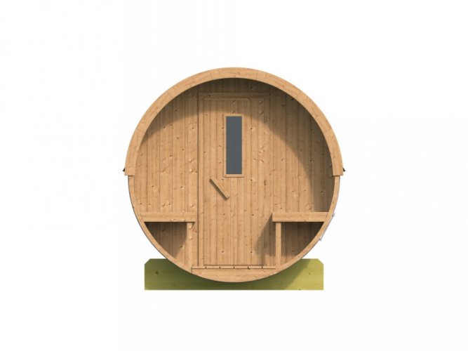 437013 Sauna barrel Front