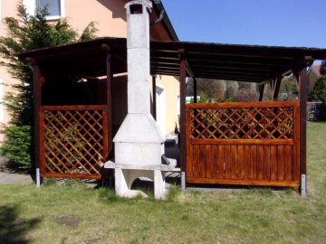 Zastřešená pergola - Třeboň, duben 2020