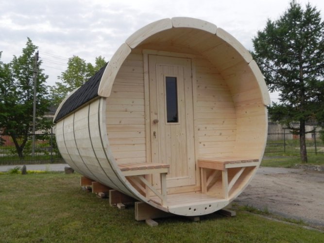 Sauna Barrel 400