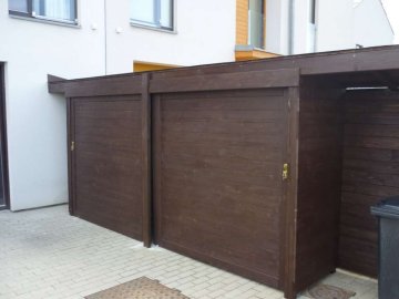 Dřevěná přístavba - Jihlava, srpen 2015