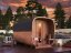 Venkovní sauna Rovaniemi-thermowood - Šířka objektu: 219 cm, Hloubka objektu: 390 cm