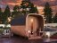 Venkovní sauna Rovaniemi-thermowood - Šířka objektu: 219 cm, Hloubka objektu: 286 cm
