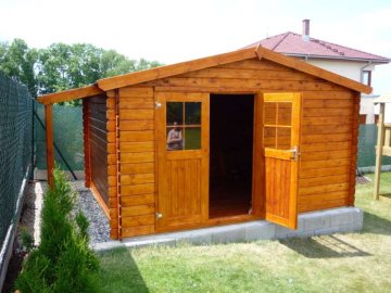 Zahradní domeček střední velikosti - Kolín, květen 2012
