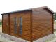 Dřevěný zahradní domek o dvou místnostech, listopad 2023