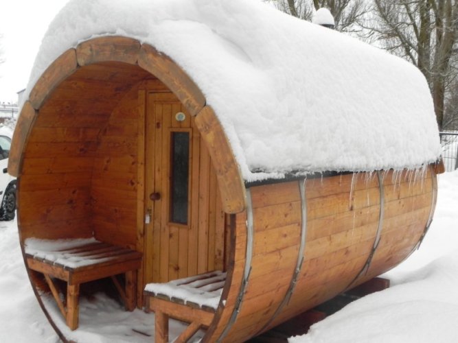 Sauna Barrel 400